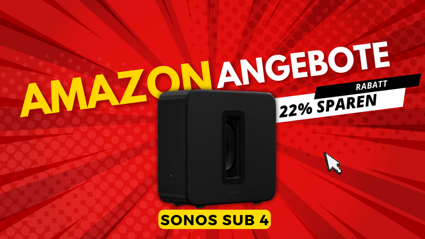 Sonos Sub 4 Wireless Subwoofer – Jetzt 200€ günstiger bei Amazon!