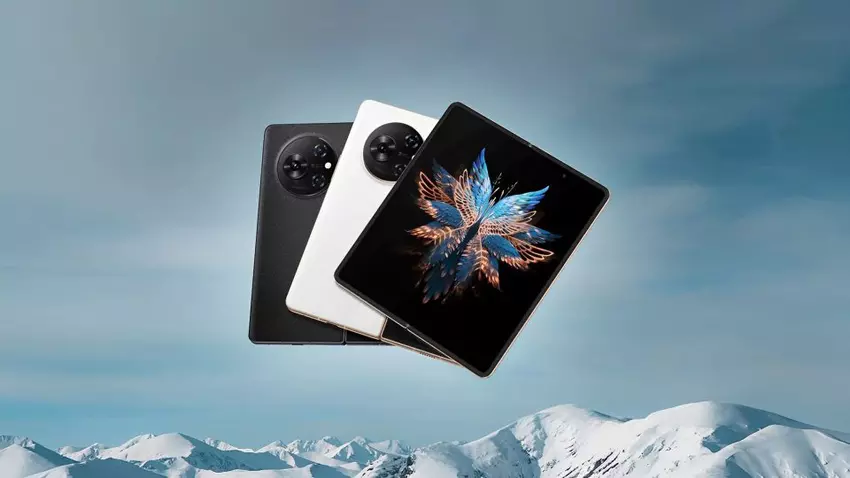 Tecno Phantom V Fold - biegsames Smartphone mit Dimensity 9000+, zwei LTPO AMOLED-Bildschirmen bei 120Hz und fünf Kameras ab $1100