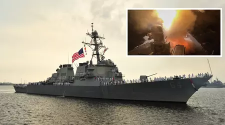 Der Zerstörer USS Carney der Arleigh Burke-Klasse zerstörte innerhalb von 9 Stunden 15 Drohnen und vier Marschflugkörper im Roten Meer