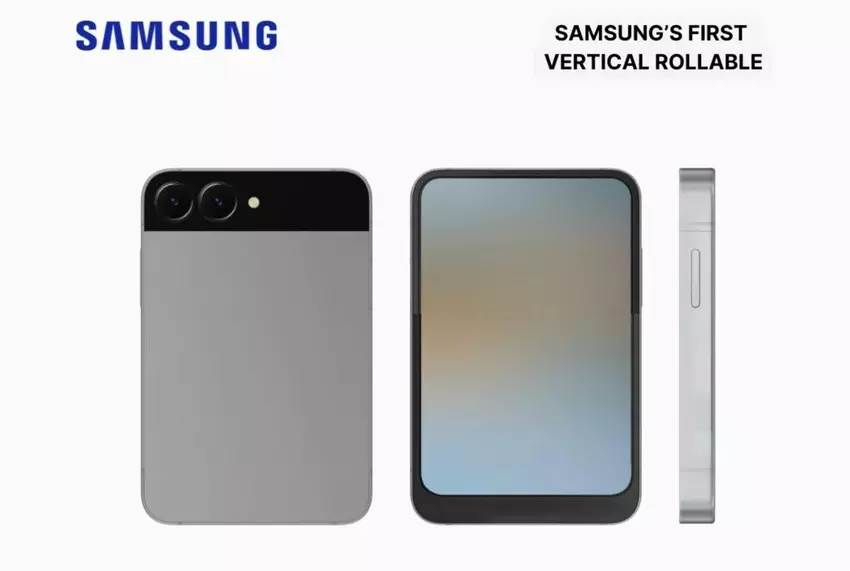 Samsung entwickelt ein Smartphone mit einem flexiblen Bildschirm, der sich nach oben streckt