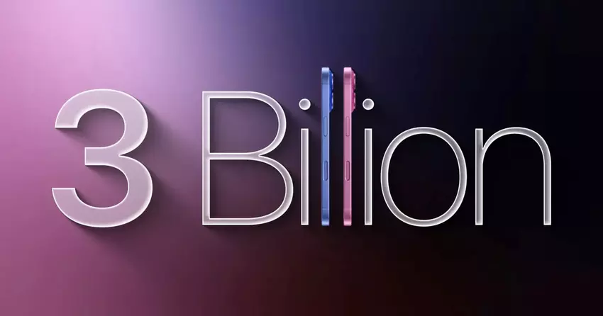 Der Umsatzwachstum hat sich beschleunigt: die dritte Milliarde iPhones wurde schneller überschritten als die zweite