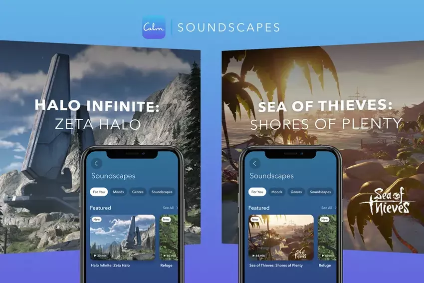 Xbox fügt der Calm-App für Schlaf und Meditation Spielesoundtracks hinzu