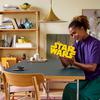 Das Endergebnis des Zusammenbaus des Lego Star Wars Logo-Sets