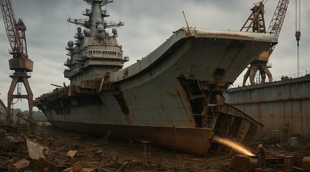 Der Admiral Kuznetsov könnte zum Schrottplatz geschickt werden: Russland stoppt die Reparatur seines einzigen Flugzeugträger Kreuzers