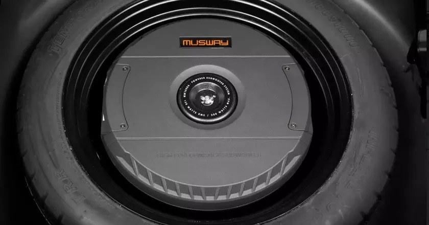 Musway MW1000A subwoofer für das reserverad