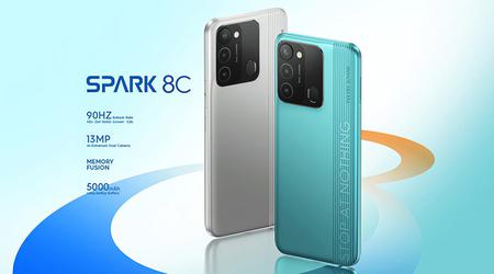 Tecno Spark 8C: 90-Hz-Bildschirm, 5000-mAh-Akku, NFC- und DTS-fähige Lautsprecher für 120 US-Dollar