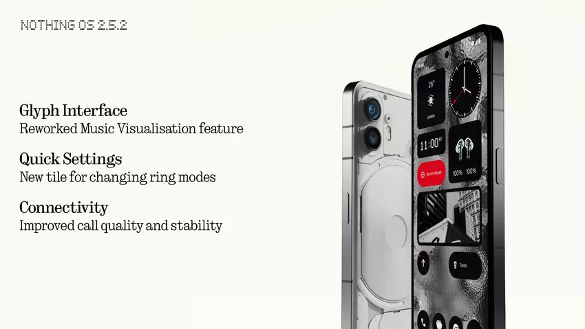 Neue Funktionen und Fehlerbehebungen: Nothing Phone (2) erhält jetzt das Nothing OS 2.5.2 Update