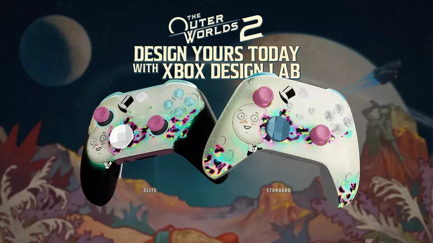 Microsoft bietet Xbox-Controller im unverwechselbaren Stil von The Outer Worlds 2 an