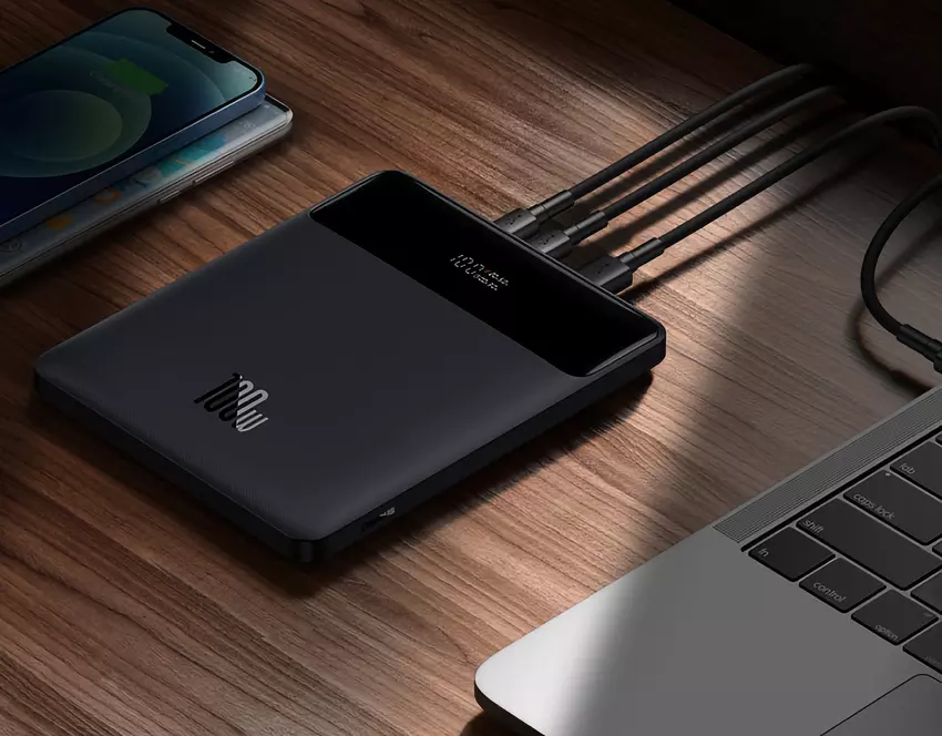 Baseus 100W: 20.000 mAh Powerbank für Laptops, Smartphones und Tablets für $49