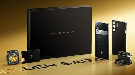 Nubia hat RedMagic X Golden Saga vorgestellt: Limitierte Auflage mit goldener Kühlung und Karbonfasergehäuse