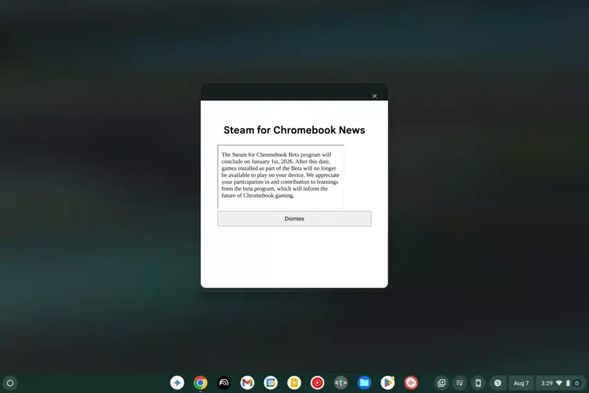 Steam wird am 1. Januar 2026 auf Chromebooks nicht mehr funktionieren