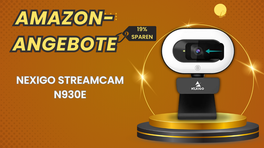NexiGo StreamCam N930E Webcam – Jetzt 10€ günstiger!