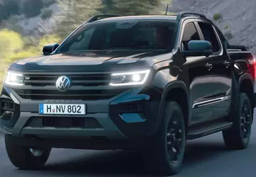 Volkswagen stellte den Amarok-Pickup in einer ...
