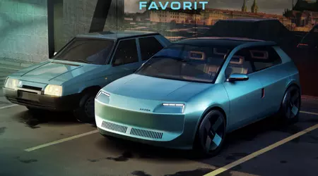 Skoda-Designer haben das Modell Favorit aus den späten 1980er Jahren in einem modernen Stil neu interpretiert