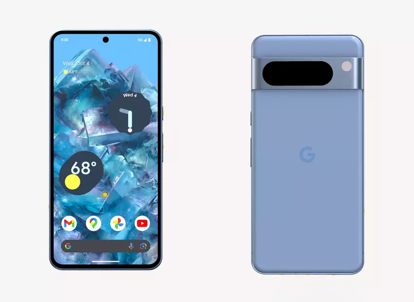 3D-Renderings des Pixel 8 Pro sind online aufgetaucht: ein rahmenloses Display, eine Dreifachkamera und ein Körpertemperatursensor