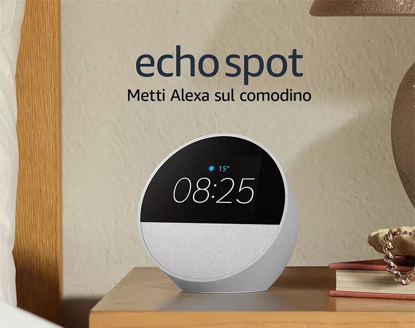Amazon bereitet die Veröffentlichung des intelligenten Lautsprechers Echo Spot (2024) mit integriertem Bildschirm vor. Hier sehen Sie, wie das neue Produkt aussehen wird