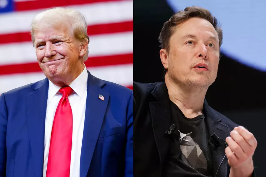 Elon Musk und Donald Trump hatten ein Gespräch mit dem CEO von Google