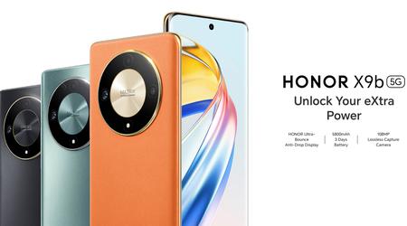 Honor X9b: 120Hz AMOLED-Display, Snapdragon 6 Gen 1 Chip, 108 MP Kamera und 5800 mAh Akku