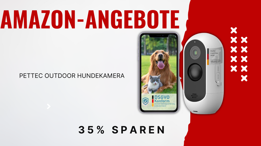 PetTec Outdoor Hundekamera - Jetzt mit 30€ Rabatt!