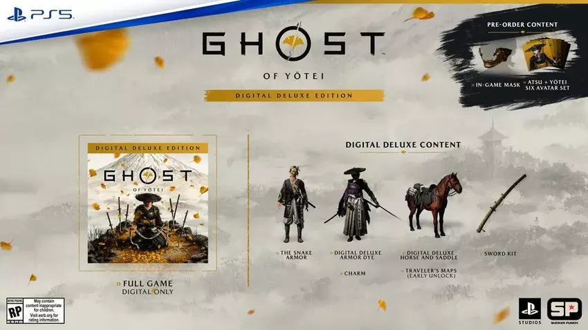 Deluxe-Ausgabe von Ghost of Yotei