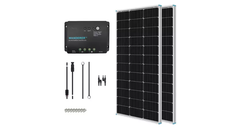 Renogy Solarpanel 200 Watt tragbar