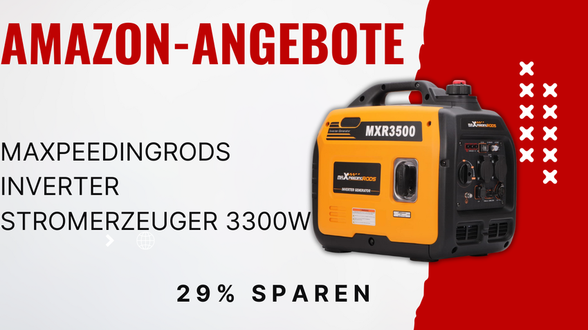 maXpeedingrods 3300W Inverter Generator – Mega-Ersparnis von 229€!