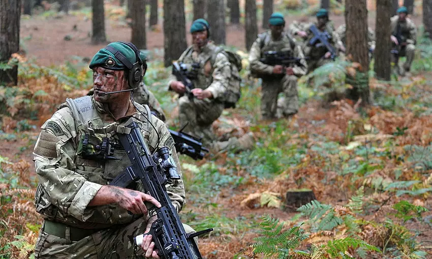 Illustratives Bild des britischen Militärs