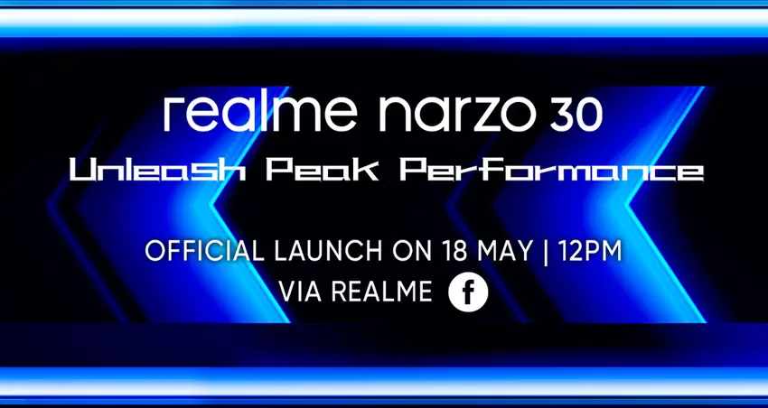 Offiziell: Realme Narzo 30 mit MediaTek Helio G95-Chip, 5000-mAh-Akku und Triple-Kamera wird am 18. Mai vorgestellt
