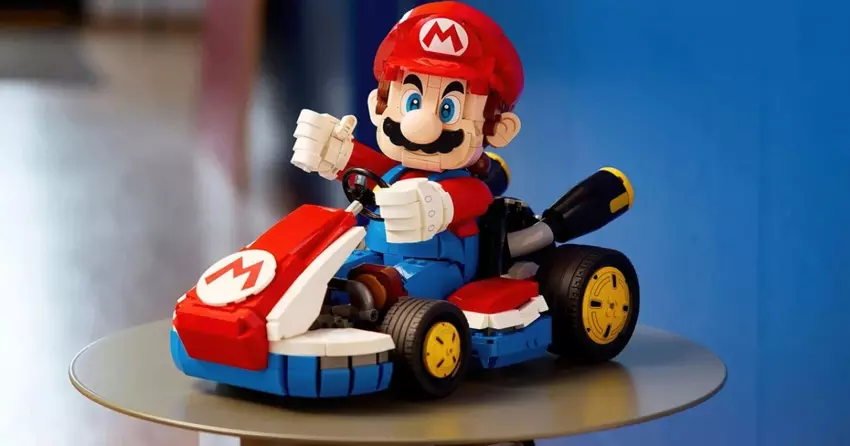 Mario-Fans werden nicht vorbeikommen: Lego hat ein Mario Kart Set angekündigt: Mario & Standard Kart mit 1972 Teilen