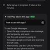 Google Play-Benutzeroberfläche mit Ask Play-Funktion