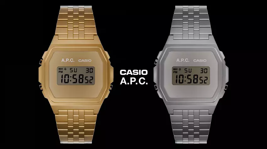 Grüße aus den 1970er Jahren: A.P.C. und Casio präsentieren eine neue Uhr im Retro-Stil