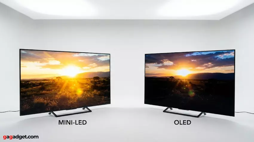 Mini-LED vs. OLED TV Vergleich Technologieunterschiede Anzeigequalität