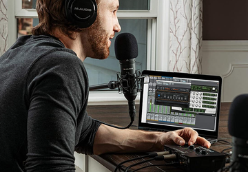 Audioschnittstelle für Podcasting