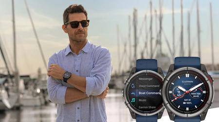 Garmin quatix 8: eine Smartwatch, die Ihre Yacht mit Ihrer Stimme steuert