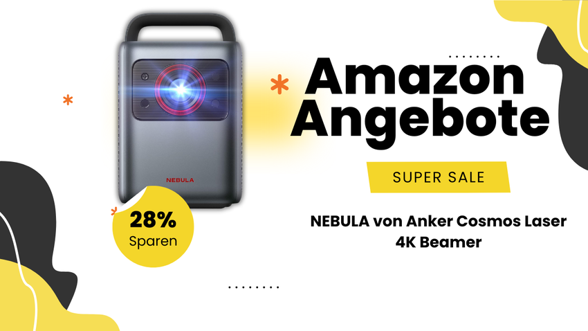 NEBULA Cosmos Laser 4K Beamer – Sparen Sie jetzt 500€ auf Premium Laser-Projektor!