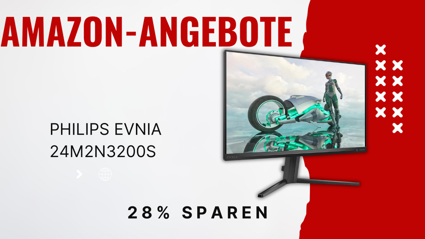 PHILIPS Evnia 24M2N3200S Gaming Monitor – Satte 38€ Rabatt!