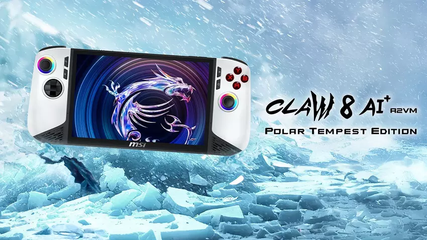 Cooles Design und verbesserte Spezifikationen: MSI hat die Handheld-Konsole Claw 8 AI+ Polar Tempest Edition enthüllt