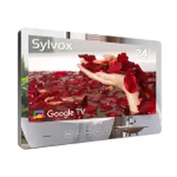 SYLVOX 24-Zoll-Smart-TV-Badezimmer-Spiegel