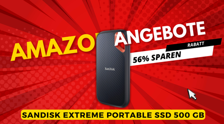 SanDisk Extreme Portable SSD 500GB – Massiver Preissturz von 87€!