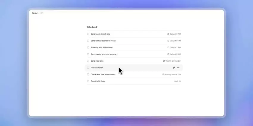 ChatGPT hilft Ihnen jetzt, Aufgaben zu planen und Erinnerungen zu erstellen