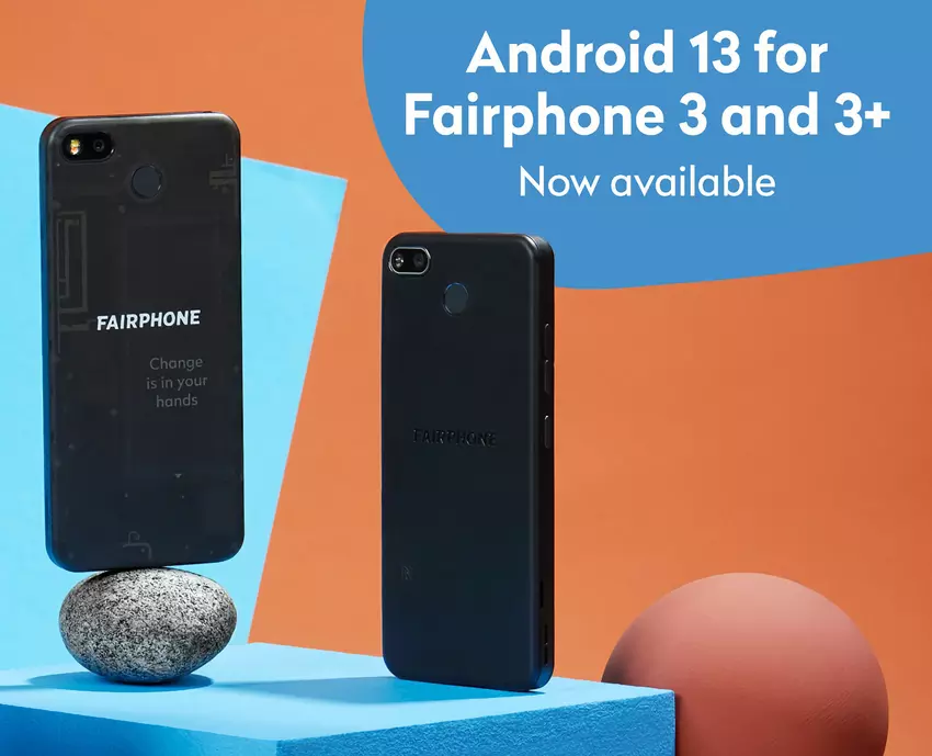 Fairphone 3 und Fairphone 3+ erhalten Android 13-Update und erweiterten Support bis 2026
