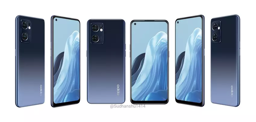 Dimensity 900-Chip, 64-MP-Kamera und 65-W-Schnellladung: Ein Insider enthüllte Details zur globalen Version von OPPO Reno 7