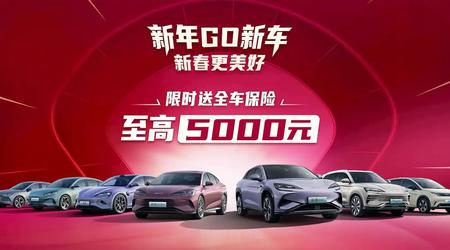 BYD bot im Rahmen seiner Neujahrsaktion eine kostenlose Versicherung für einige Elektroautos an