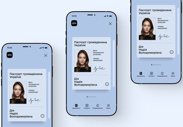 Digitale Dokumente in Dії können in ...