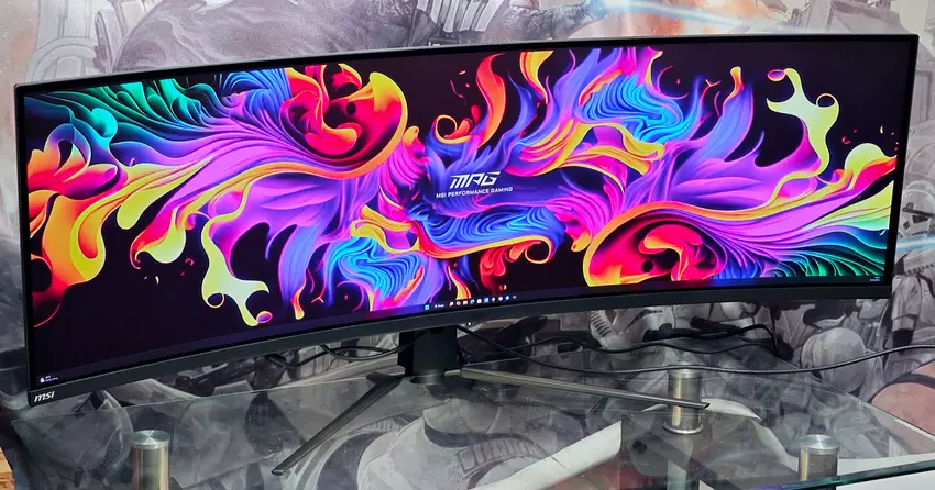 MSI MPG 491CQP QD-OLED Test: Full-Desktop Gaming-Monitor