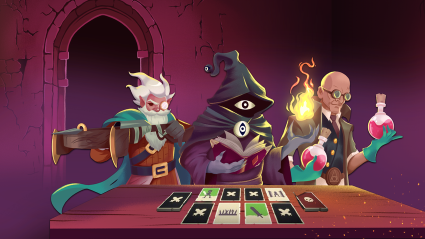 Spiel des Tages: Pairs & Perils - eine Kombination aus Memory und Dungeon-Abenteuer, bei dem man seine eigenen Kartendecks zusammenstellen muss 