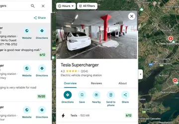 Tesla-Supercharger-Verfügbarkeit jetzt in Echtzeit in Google ...