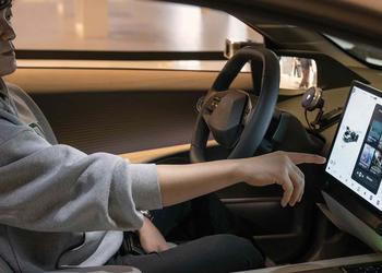 Hyundai-Fahrzeuge werden mit einem großen Tesla-ähnlichen ...