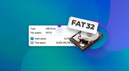 Microsoft hebt die Begrenzung der maximalen Größe von FAT32-Partitionen in Windows 11 auf