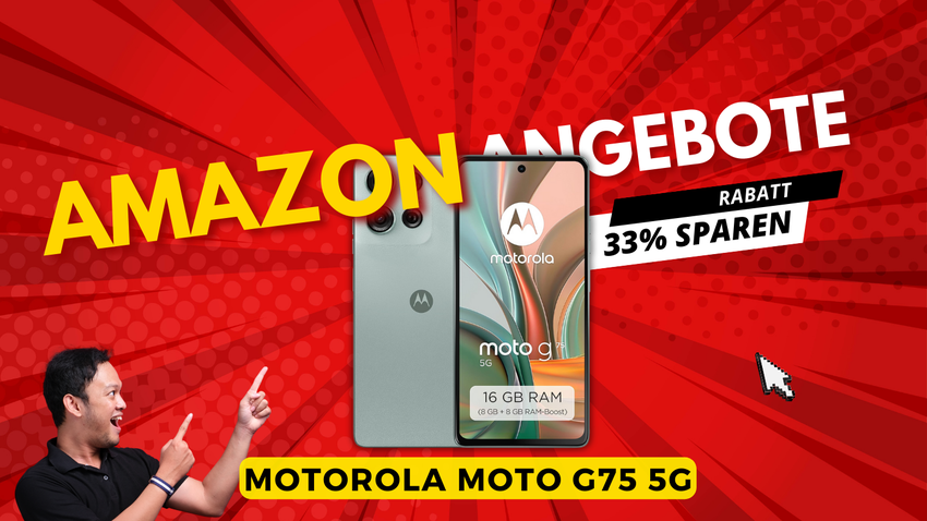 Motorola Moto g75 5G mit Militärstandard – Jetzt 33% günstiger